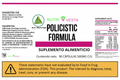 Policistic Formula Nutrivesta - English label with FDA disclaimer